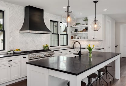 Luxury kitchen typical of River Place, West Austin